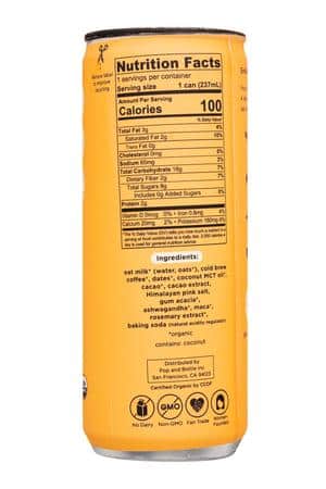Pop & Bottle: PopAndBottle-8oz-2023-OatMilkLatte-Mocha-Facts