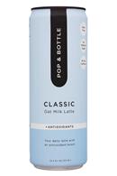 Pop & Bottle: Pop&Bottle-10oz-OatMilkLatte-Classic-Front
