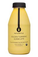 Pop & Bottle: PopAndBottle-11oz-AlmondLatte-GoldenTurmeric-Front