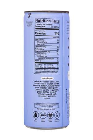 Pop & Bottle: PopBottle-8oz-2025-DoubleColdBrew-OatMilk-Facts