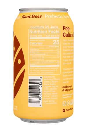 Poppi: Poppi-12oz-2022-PrebioticSoda-RootBeer-Facts