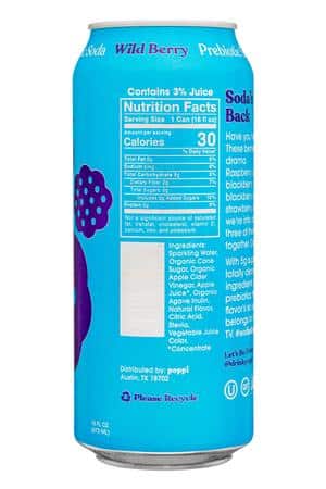 Poppi: Poppi-16oz-2024-Prebiotic-WildBerry-Facts