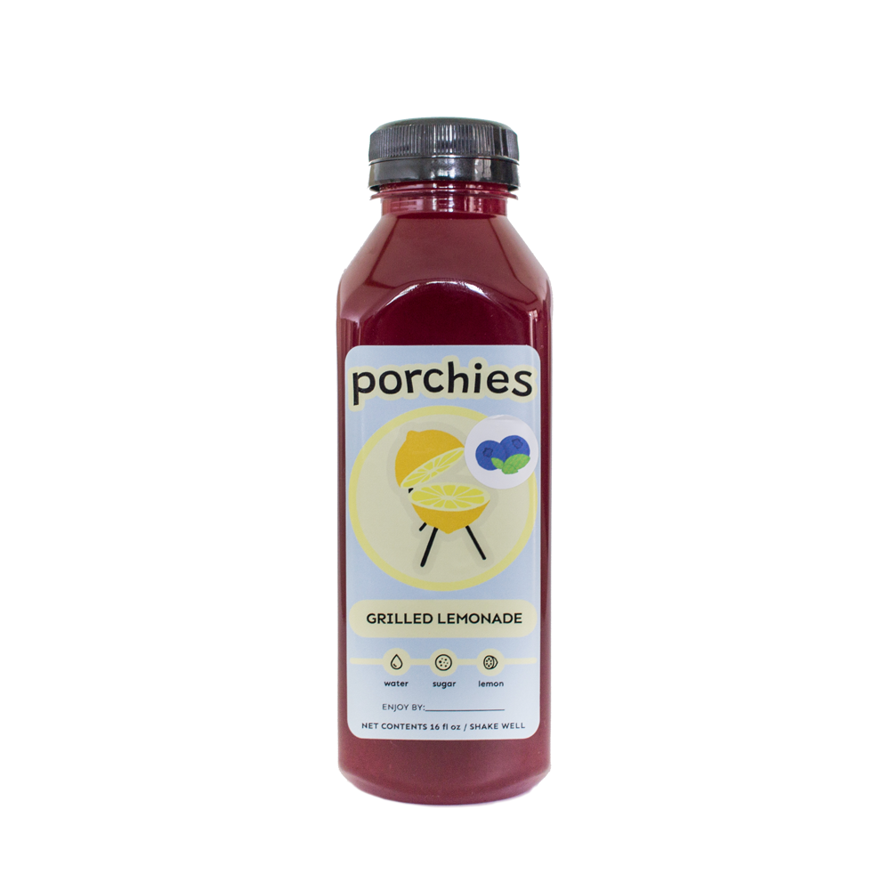 Grilled Blueberry Basil Lemonade