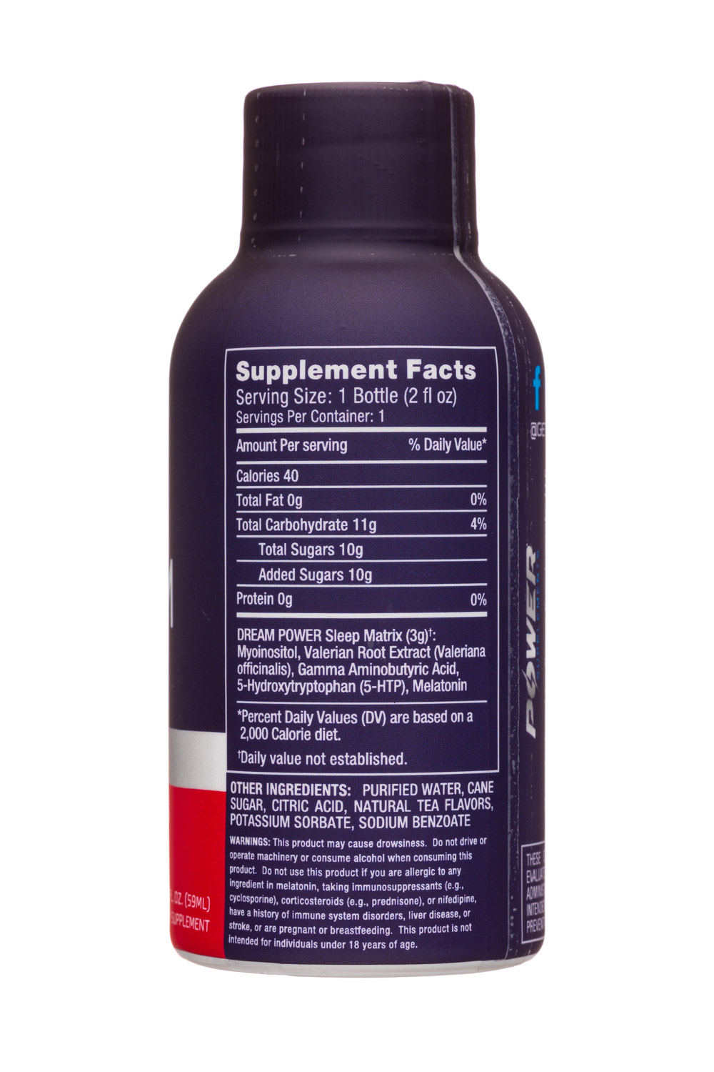 Power Supplements: PowerSupplements-2oz-DreamPower-Facts