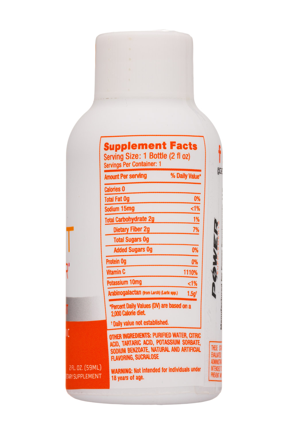 Power Supplements: PowerSupplements-2oz-BoostPower-Facts