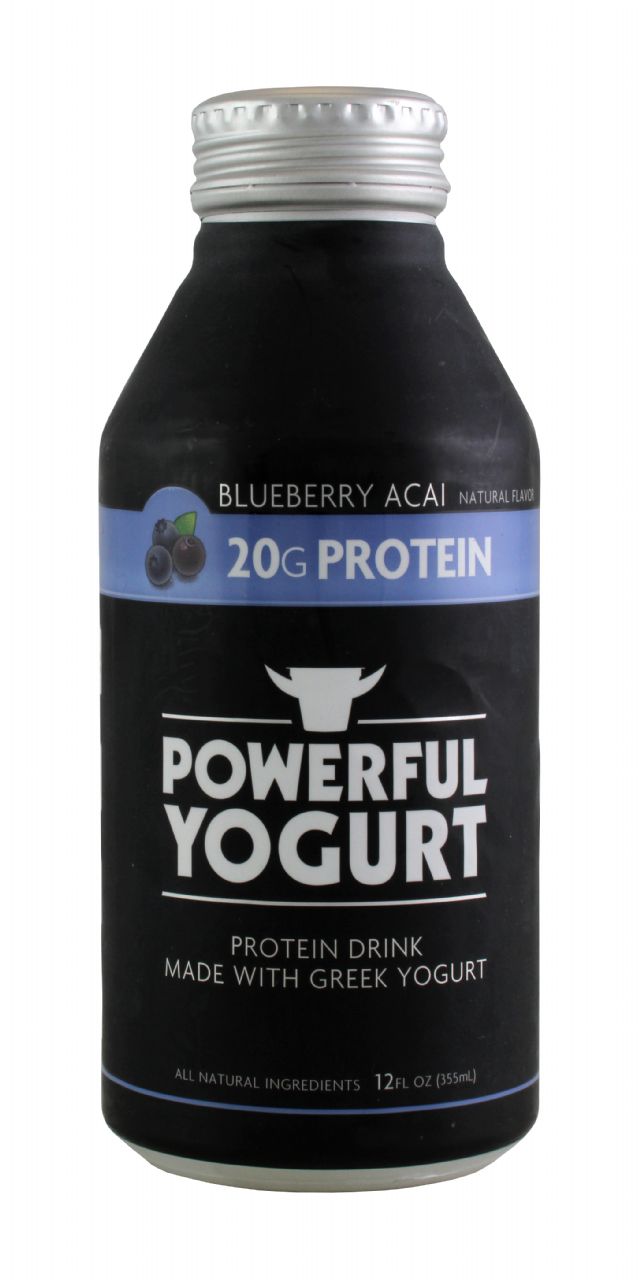 Powerful Yogurt: PowYogurt BlueAcai Front