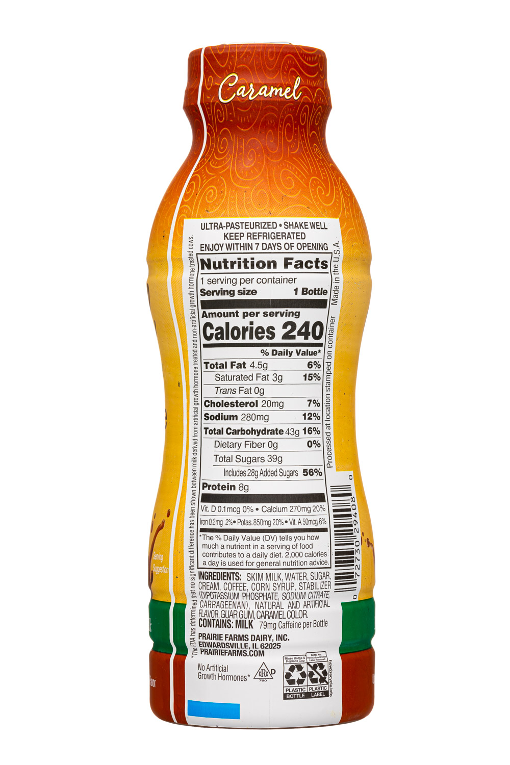 Prairie Farms: PrairieFarms-14oz-2024-IcedCoffee-Caramel-Facts