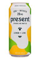 Present: Present-16oz-SparklingWater-CBD-LemonLime-Front