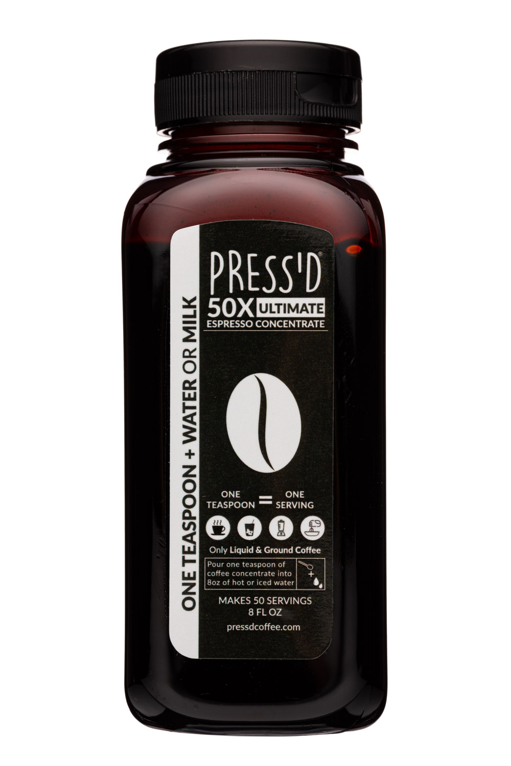 Press'd Coffee: Pressd-8oz-2021-50xConcentrate