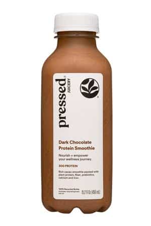 Pressed Juicery: Pressed-15oz-2024-ProteinSmoothie-DarkChoc-Front