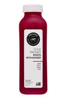 Pressed Juicery: PressedJuicery-12oz-ColdPressed-RootsWGinger-Front