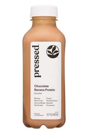 Pressed Juicery: Pressed-15-2023-Smoothie-ChocBananaProtein-Front