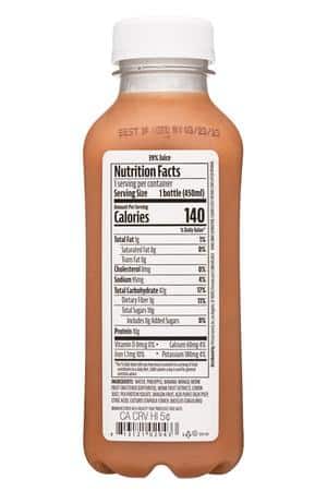 Pressed Juicery: Pressed-15-2023-Smoothie-TropicalProtein-Facts