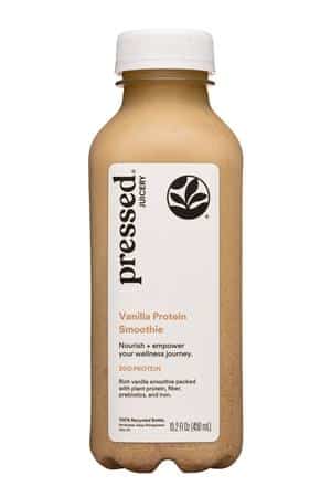 Pressed Juicery: Pressed-15oz-2024-ProteinSmoothie-Vanilla-Front
