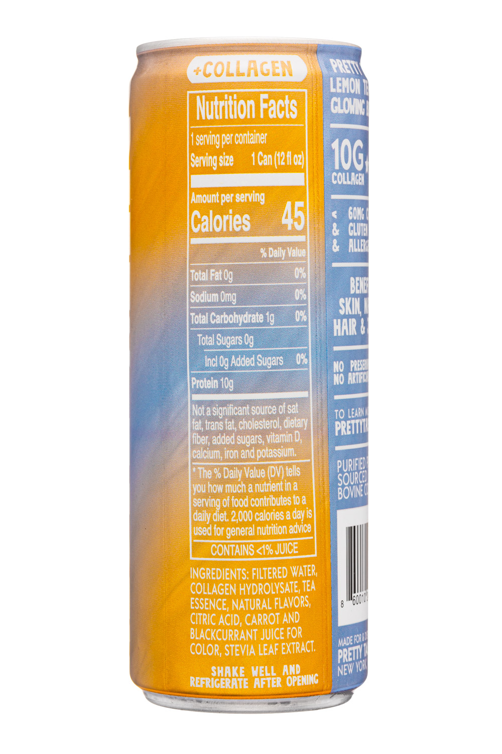 Pretty Tasty: PrettyTasty-355ml-2024-Tea-Lemon-Facts