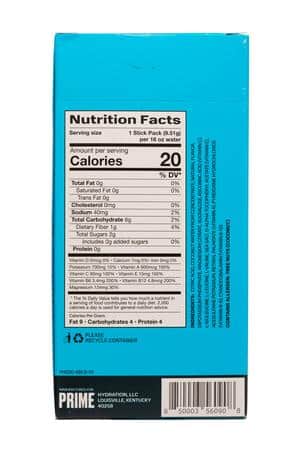 Prime: Prime-6Stick-2022-Hydration-BlueRasp-Facts