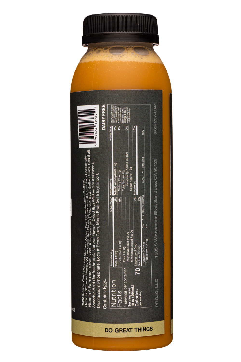 Projo* Coffee: Projo-10oz-2021-Coffee-Oat-Facts