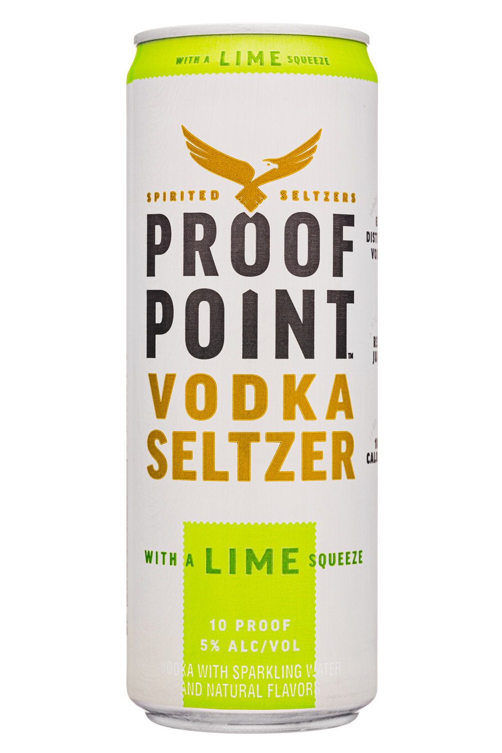 Vodka Seltzer with a Lime Squeeze