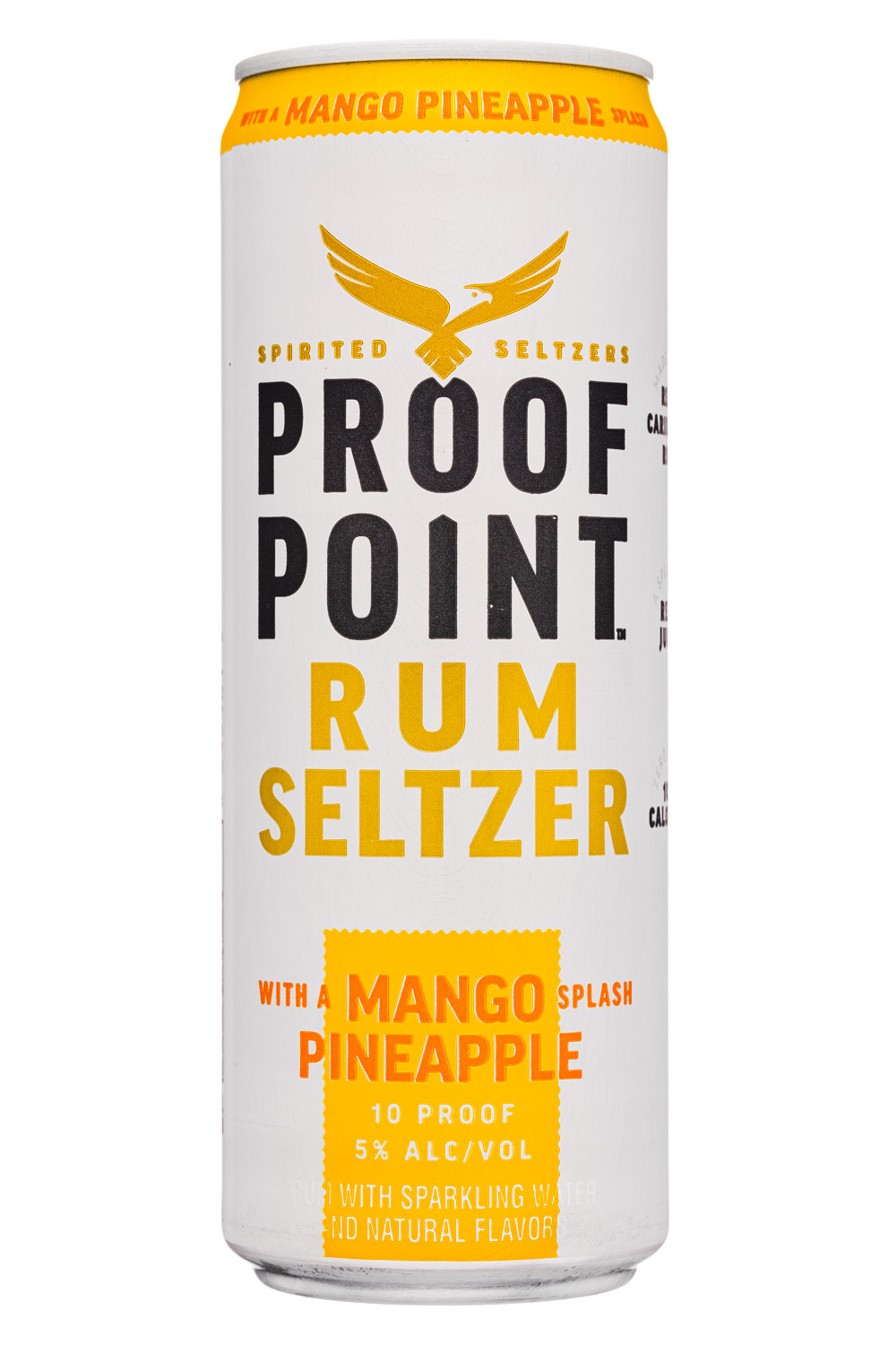 Rum Seltzer with a Mango Pineapple Splash