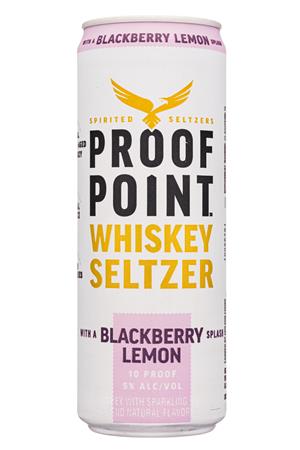 Proof Point Spirited Seltzers: ProofPoint-12oz-2021-Seltzer-Whiskey-BlackberryLemon
