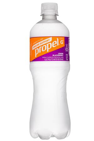 Propel Immune Support: Propel-24oz-2020-ElecWater-LemonBlack-Front