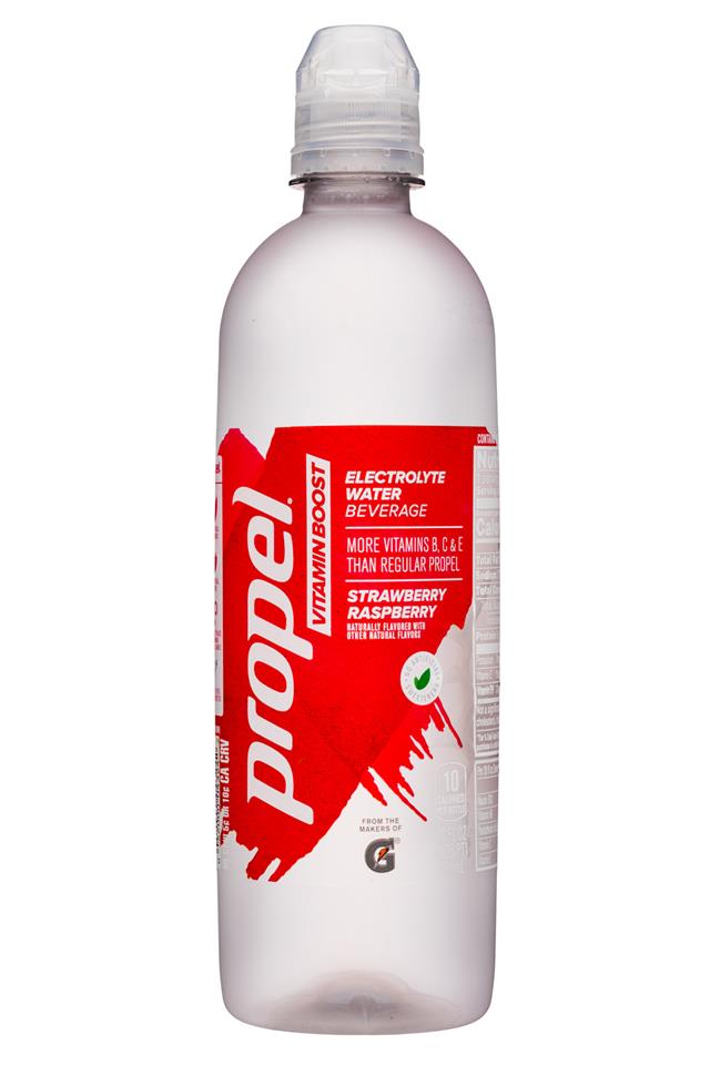 Propel Vitamin Boost: Propel-ElectrolyteWater-StrawberryRasp-Front