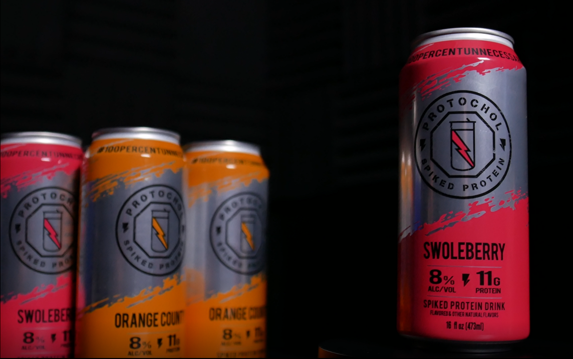 Protochol Beverage Spiked Protein Drinks: Photo of Swoleberry - Protochol Beverage Spiked Protein Drinks (uploaded by company)