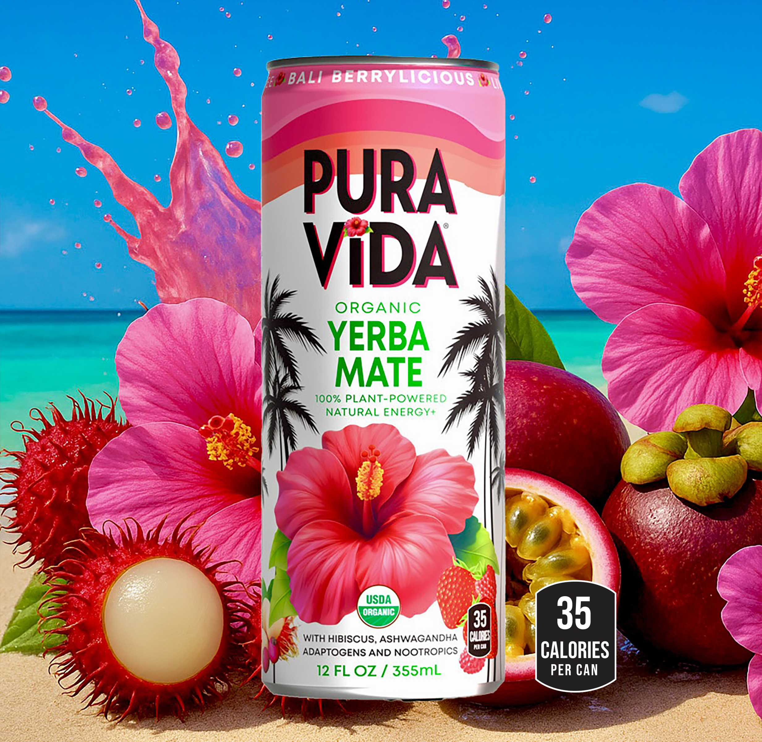 Pura Vida: Photo of Bali Berrylicious: Pura Vida Yerba Mate - Pura Vida (uploaded by company)
