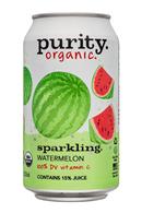 Purity Organic Sparkling: Purity-12ozCan-Sparkling-Watermelon-Front