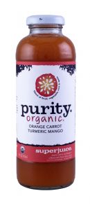 Purity Organic Superjuice: Purity OrangeMango Front