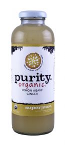 Purity Organic Superjuice: Purity LemonGinger Front