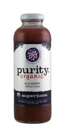 Purity Organic Superjuice: PurityOrganic BlackberryAppleChia Front