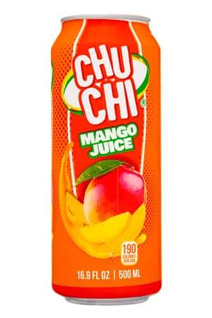 Push Soda: PushBeverages-17oz-2024-Juice-Mango-Front