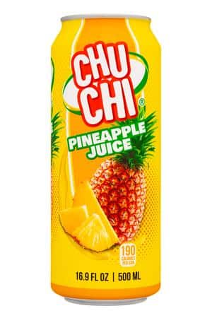 Push Soda: PushBeverages-17oz-2024-Juice-Pineapple-Front