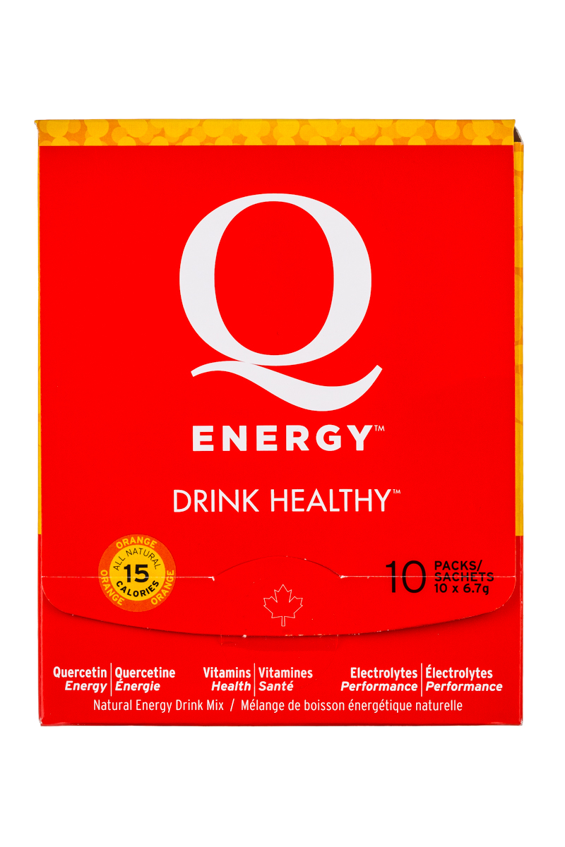 Q Energy: QEnergy-10pck-Orange-Front