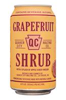 QC Malt: QuakerCityMaltingCo-12oz-Shrub-Grapefruit