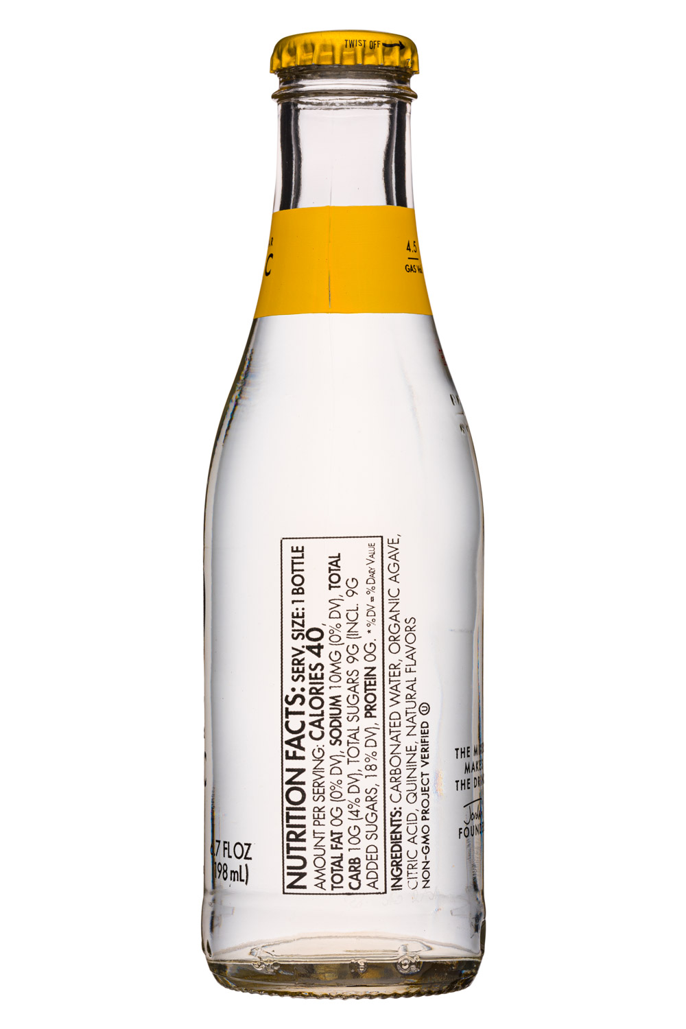 Q drinks: QDrinks-7oz-Tonic-Facts