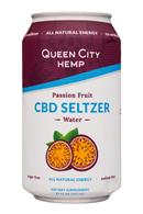 QueenCityHemp-12oz-CBDSeltzer-passionFruit-Front