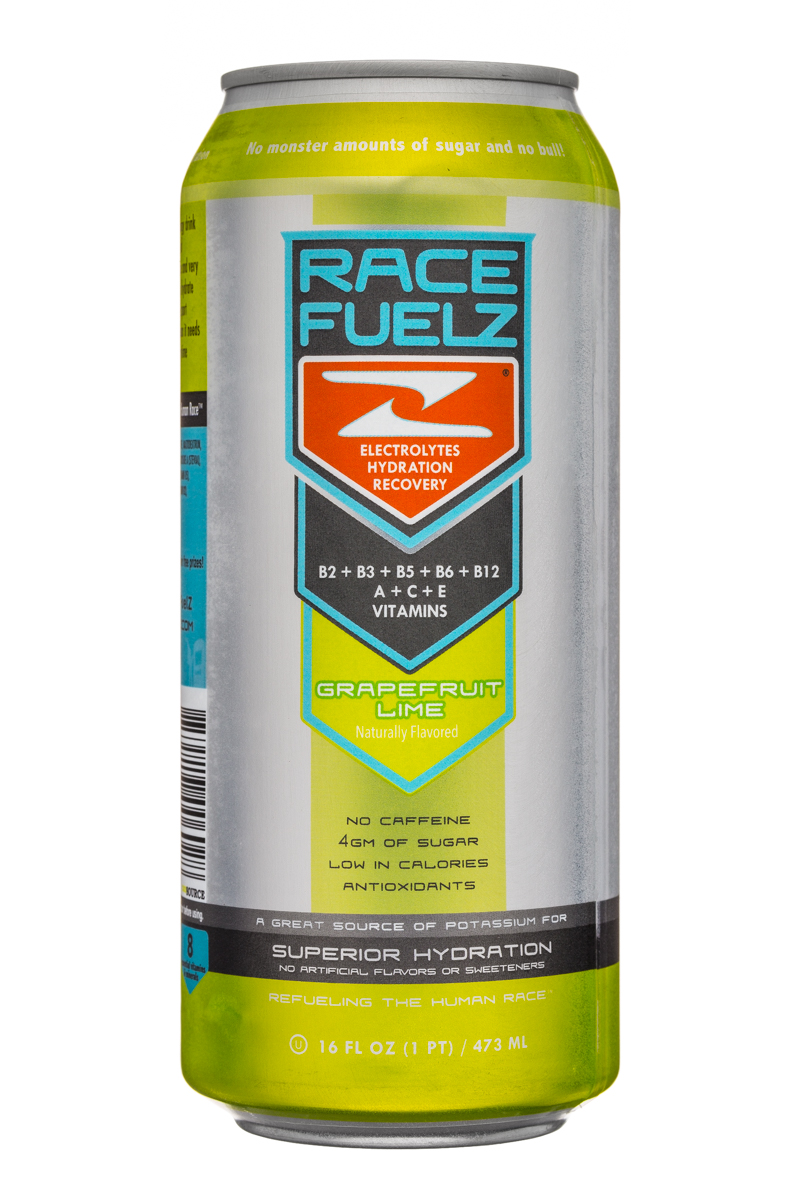 Race Fuelz: RaceFuelz-16oz-GrapefruitLime-Front