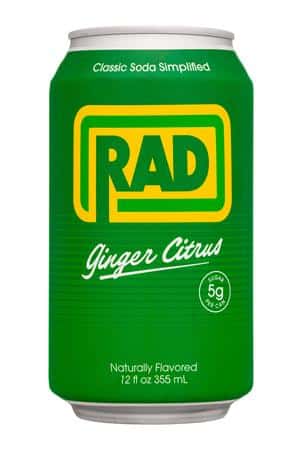 Rad Soda: Rad-12oz-2024-Soda-GingerCitrus-Front