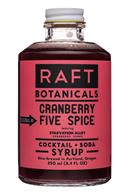 Raft : RAFT-8oz-Botanicals-CranFiveSpice-Front
