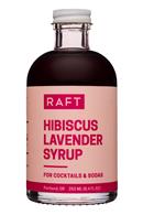 Raft : Raft-250ml-Syrup-HibiscusLavender-Front