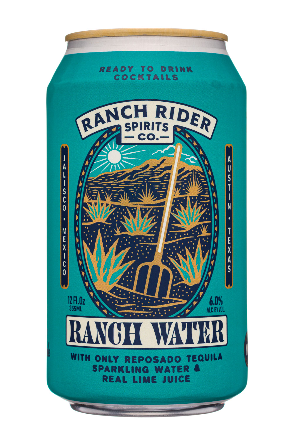 Ranch Rider Spirits Co.: RanchRiderSpirits-12oz-2020-RanchWater