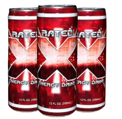 Rated X Energy Drink: Photo of Rated X Energy Drink 12oz can - Rated X Energy Drink (uploaded by company)