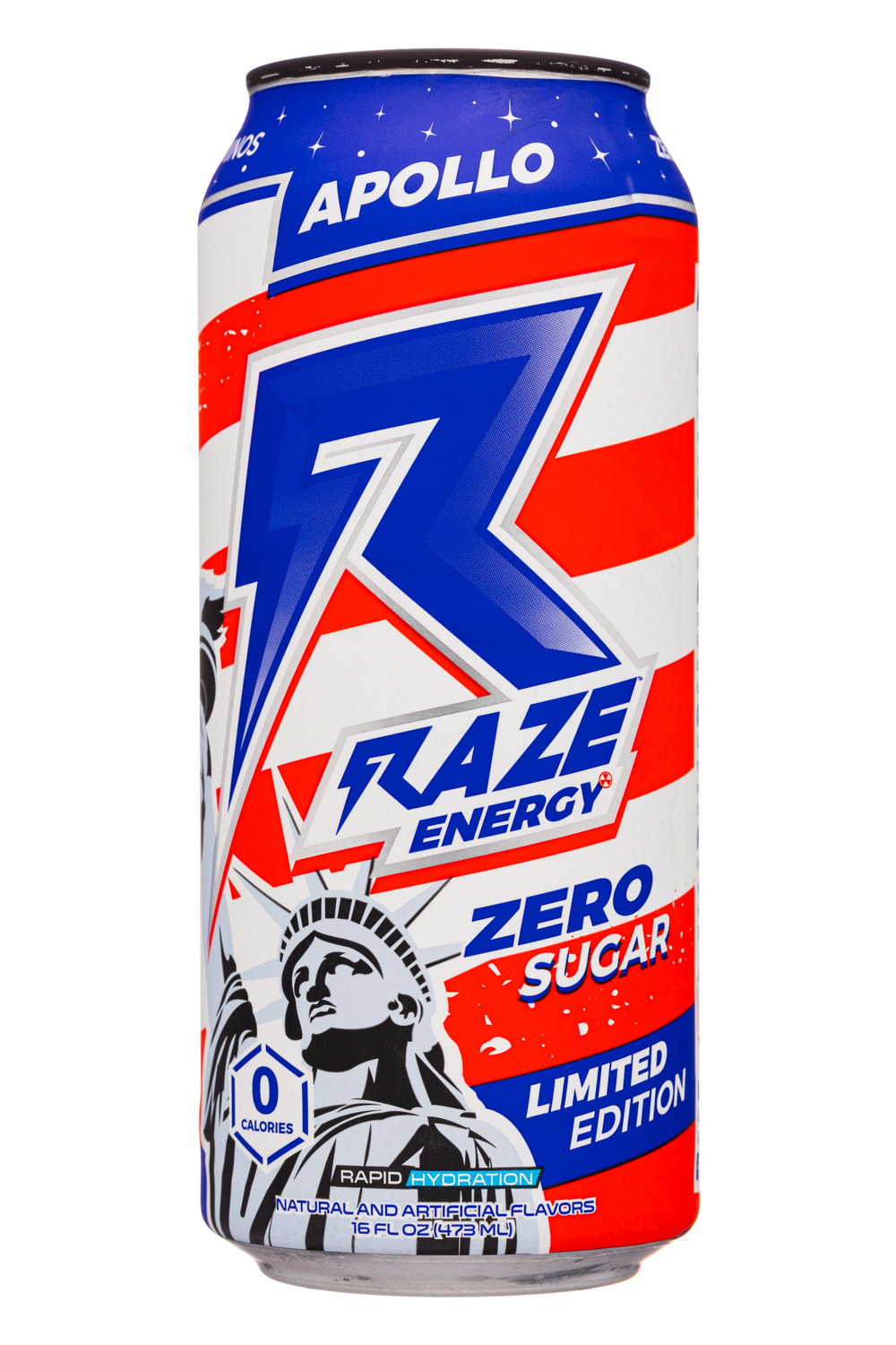 Raze Energy: RazeEnergy-16oz-2020-ZeroSugar-Apollo-Front