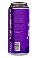 Raze Energy: RazeEnergy-16oz-2020-ZeroSugar-GrapeBubble-Facts