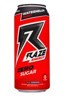 Raze Energy: RazeEnergy-16oz-2020-ZeroSugar-WatermelonFrost-Frotn