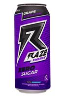 Raze Energy: RazeEnergy-16oz-2020-ZeroSugar-GrapeBubble-Front