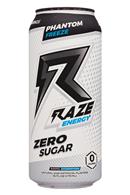 Raze Energy: RazeEnergy-16oz-2020-ZeroSugar-PhantomFreeze-Front