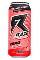 Raze Energy: RazeEnergy-16oz-2020-ZeroSugar-StrawbColada-Front